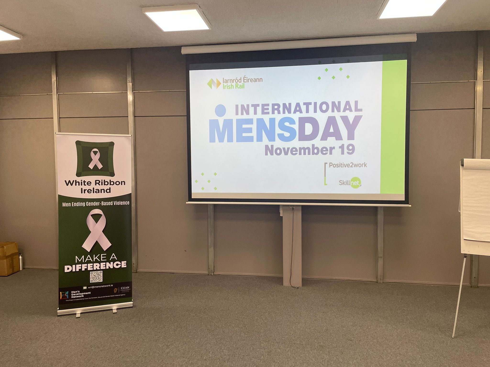 International Men's Day at Iarnród Éireann Positive2Work